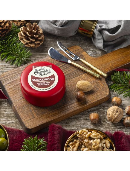 Сир твердий Ред Лейчестер Копчений Cheshire Cheese 200 г, зображення 3