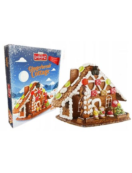 Lambertz Набір солодощів новорічний Пряниковий Будиночок 900 г, зображення 3