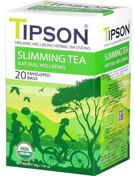 Tipson Чай трав'яний Для Схуднення органічний пакет 20шт*1,5г, зображення 2