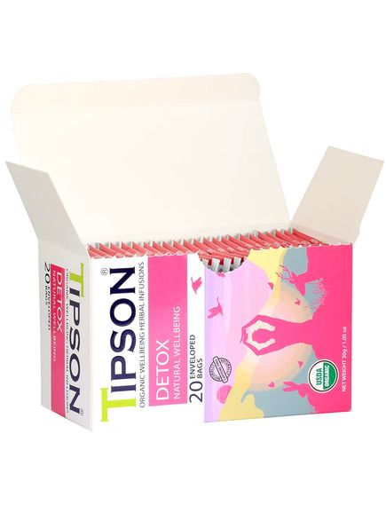 Tipson Чай трав'яний Детокс органічний пакет 20шт*1,5г, зображення 3