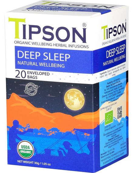 Tipson Чай трав'яний Глубокий Сон органічний пакет 20шт*1,5г, зображення 2
