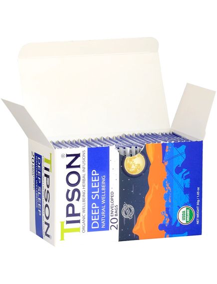 Tipson Чай трав'яний Глубокий Сон органічний пакет 20шт*1,5г, зображення 3