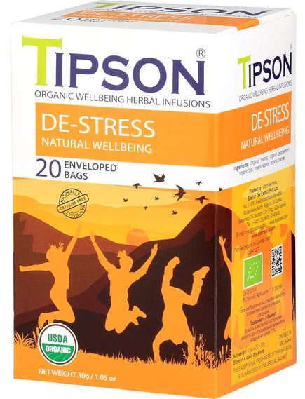 Tipson Чай трав'яний Антистресс органічний пакет 20шт*1,5г, зображення 2