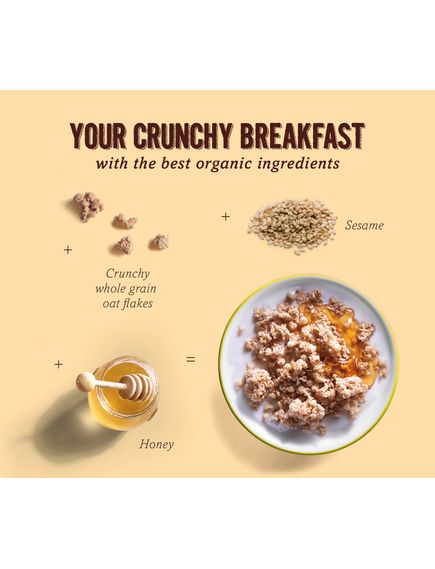 Кранчі з медом органічні Verival 375 г, зображення 2
