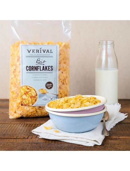 Пластівці кукурудзяні без цукру безглютенові органічні Verival 250 г, зображення 2