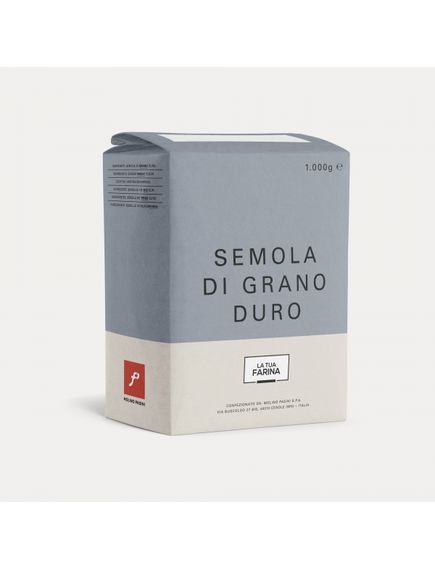 Борошно Семола з твердих сортів пшениці Molino Pasini 1 кг, зображення 2