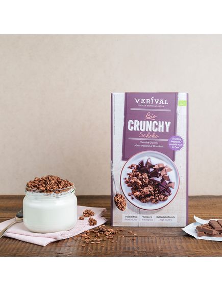 Кранчі з шоколадом органічні Verival 375 г, зображення 2