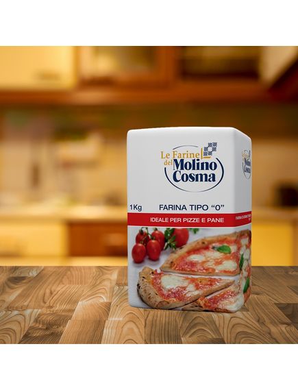 Борошно пшеничне для Піци та Хліба тип 0 Molino Cosma 1 кг, зображення 2
