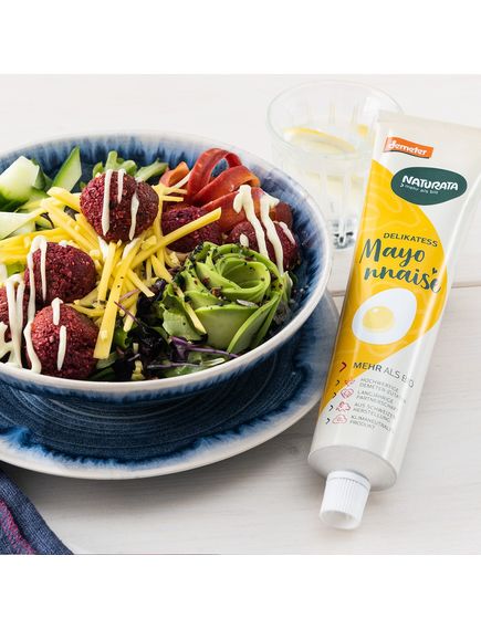 Naturata Майонез Делікатесний біодинамічний органічний в тубі 185 мл, зображення 2