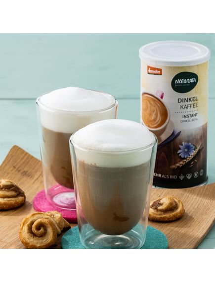 Naturata Напій кавозамінник Спельта розчинний біодинамічний органічний 75 г, зображення 2