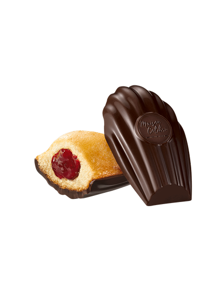 Maison Colibri Кекси Мадлен в чорному шоколаді з малиновою начинкою 150 г, зображення 2