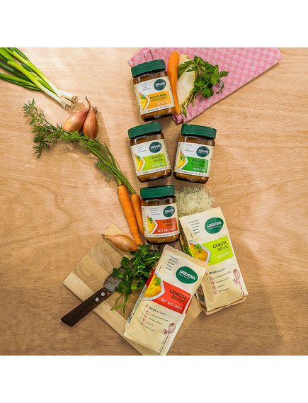 Суміш для приготування овочевого бульйону органічна Naturata 200 г, зображення 2