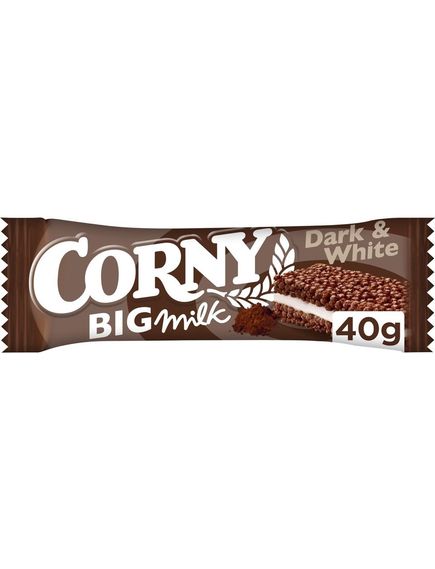 Батончик злаковий-сендвіч Corny Молочний Крем-Какао бокс 24шт*40 г, зображення 2