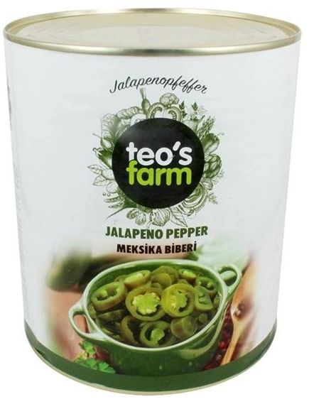 Gurme212 Перець Халапеньйо нарізаний 2,9 кг, зображення 2