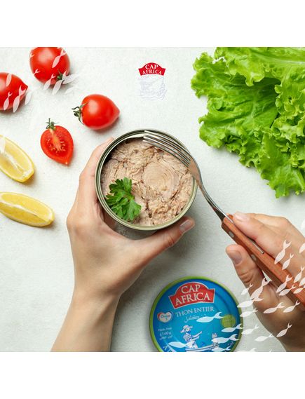 Cap Africa Тунець в рослинній олії в банці з кришкою 400 г, зображення 4