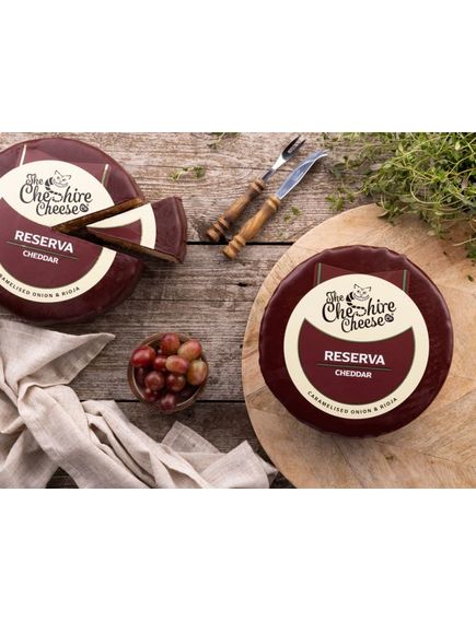 Сир Чеддер з червоним вином Ріоха та карамелізованою цибулею Cheshire Cheese 200 г, зображення 6