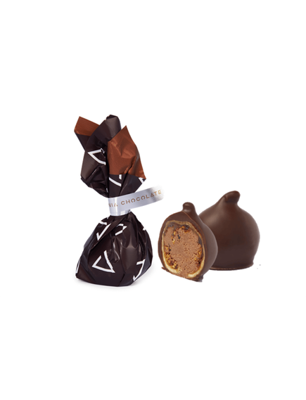 Nia Chocolate Інжир в темному шоколаді з горіховою начинкою з бренді 210 г, зображення 3
