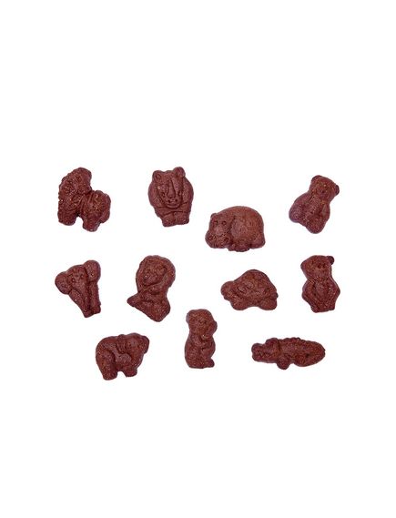 Gullon Печиво-міні дитяче шоколадне з вітамінами Зоопарк безлактозне веганське 250 г, зображення 2