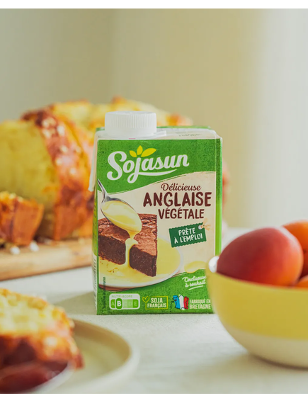 Sojasun Крем Англез заварний з ваніллю веганський 530 г, зображення 2