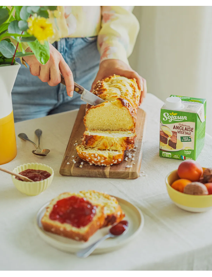 Sojasun Крем Англез заварний з ваніллю веганський 530 г, зображення 3