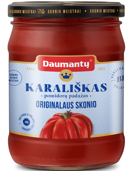 Daumantu Соус томатний Королівський Оригінальний 500 г