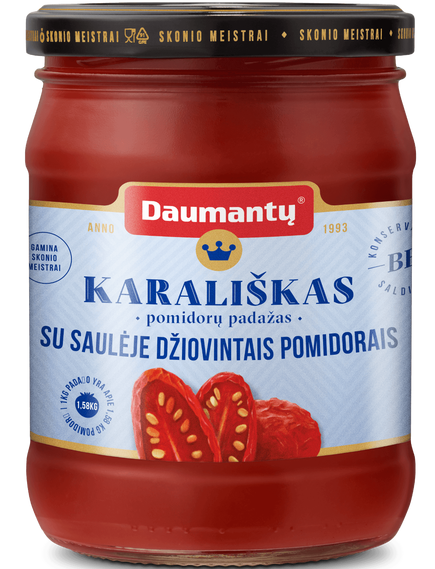 Daumantu Соус томатний Королівський з в'яленими томатами 500 г