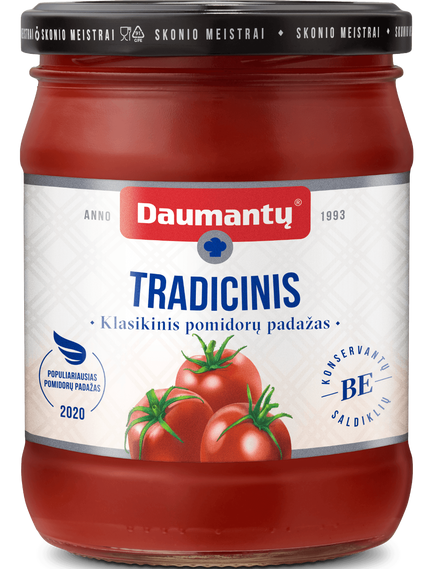 Daumantu Соус томатний Традиційний 500 г