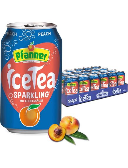 Pfanner Холодний чай Персик упаковка 24шт*330 мл, зображення 2