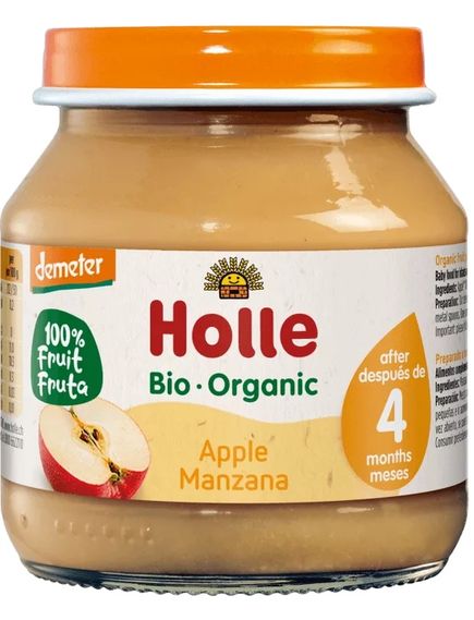 Holle Пюре фруктове від 4 місяців Яблуко 100% органічне 125 г