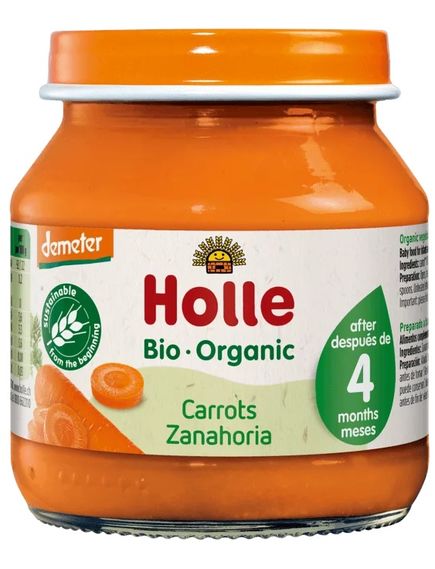 Holle Пюре овочеве від 4 місяців Морква органічне 125 г