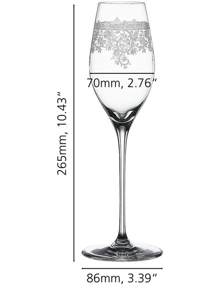 Spiegelau Набір бокалів для шампанського Arabesque 300 мл 2шт., зображення 3