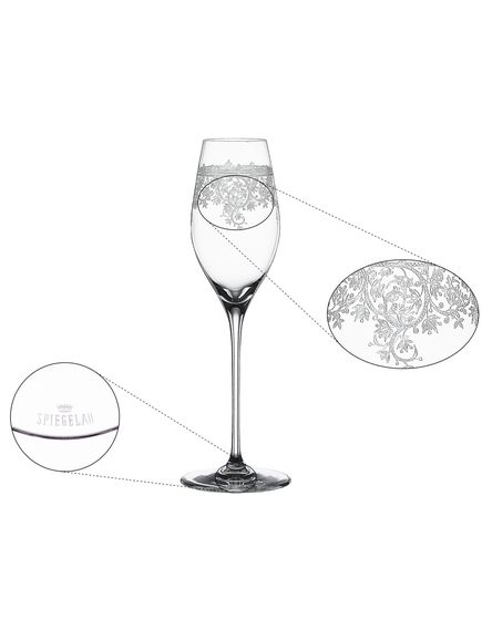 Spiegelau Набір бокалів для шампанського Arabesque 300 мл 2шт., зображення 4