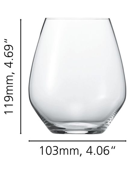 Spiegelau Набір бокалів для червоного вина або води Authentis Casual 625 мл 4шт., зображення 3