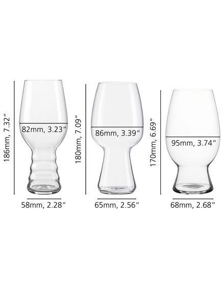 Spiegelau Набір бокалів для пива для дегустації Craft Beer Glasses 3 шт., зображення 3