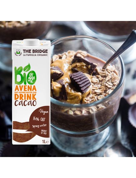 The Bridge Напій вівсяний Какао органічний 1 л, зображення 2