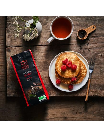 Thes De La Pagode Чай чорний Англійський Сніданок розсипний органічний 100 г, зображення 3