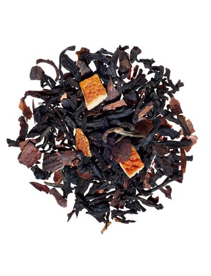 Thes De La Pagode Чай чорний Шоколад-Апельсин розсипний органічний 100 г, зображення 2