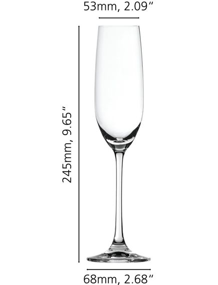 Spiegelau Набір бокалів для шампанського Salute 210 мл 4шт., зображення 3