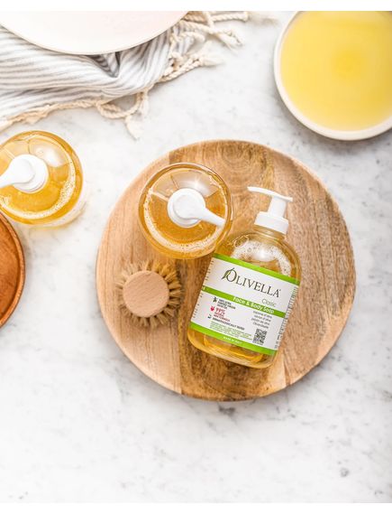 Olivella Мило рідке для лиця та тіла Оливкове Класичне 300 мл, зображення 3