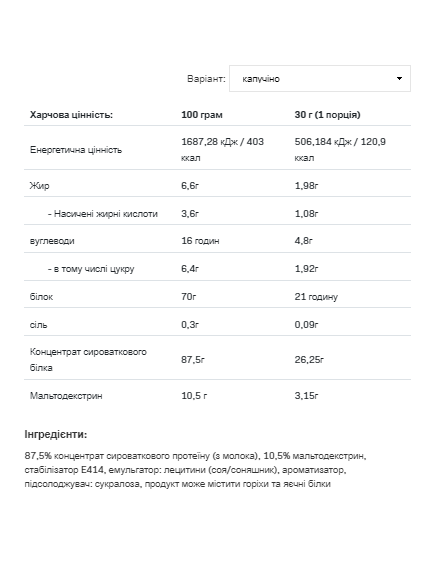 Whey Protein - 2270g Capuccino, зображення 2