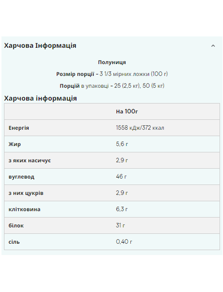 Impact Weight Gainer V2 - 2500g Strawberry - Cream, зображення 2