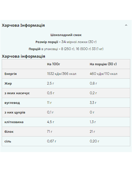Vegan Blend - 1000g Chocolate, зображення 2