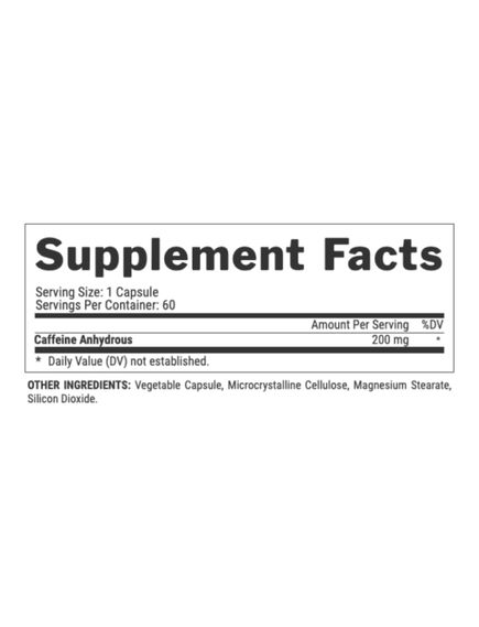 Caffeine - 60 caps, зображення 2