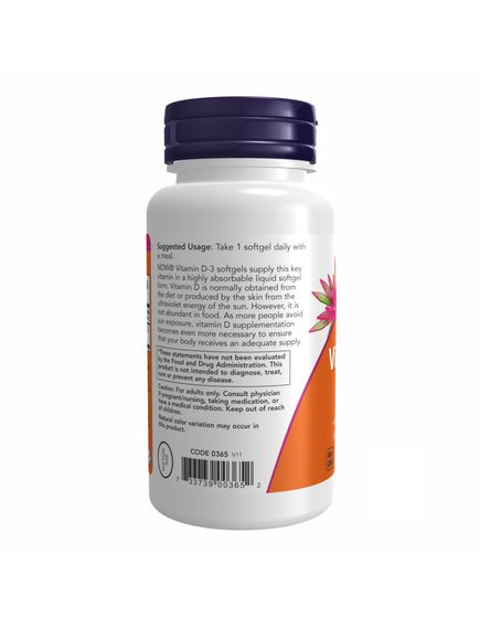 VIT D-3 1000 IU - 360 sgels, зображення 3