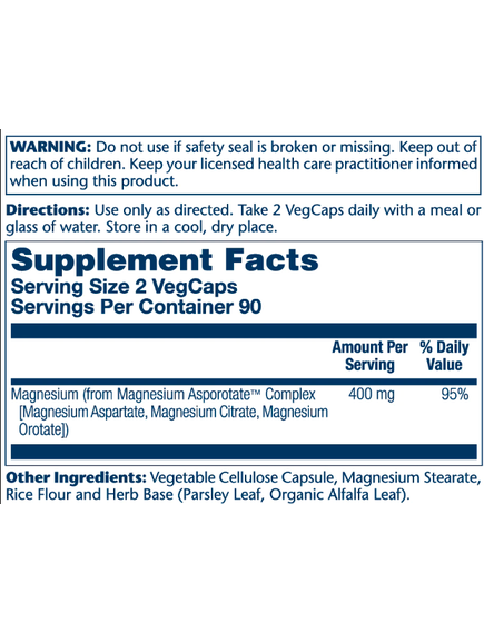 Magnesium Asporotate - 180 vcaps, зображення 2