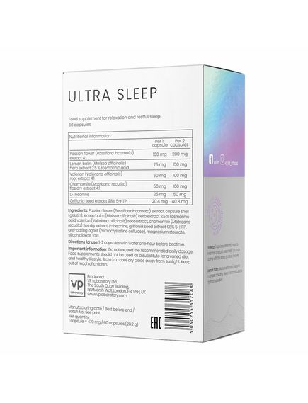 Ultra Sleep - 60 caps, зображення 2