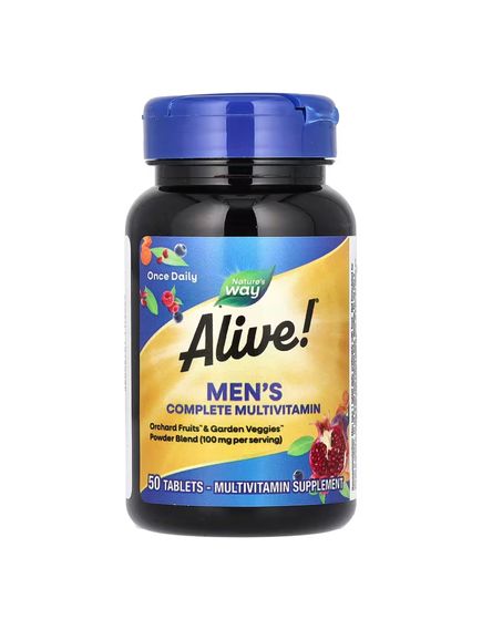 Men's Complete Multivitamin - 50 tabs, зображення 3