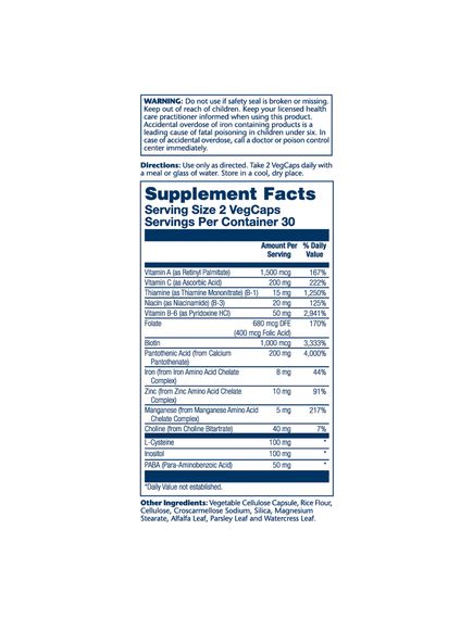 Hair Nutrients - 60 vcaps, зображення 2