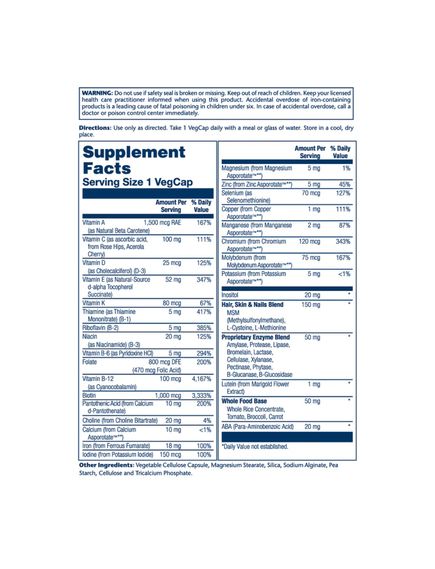 Once Daily Woman Multi-Vitamin - 90 vcaps, зображення 2