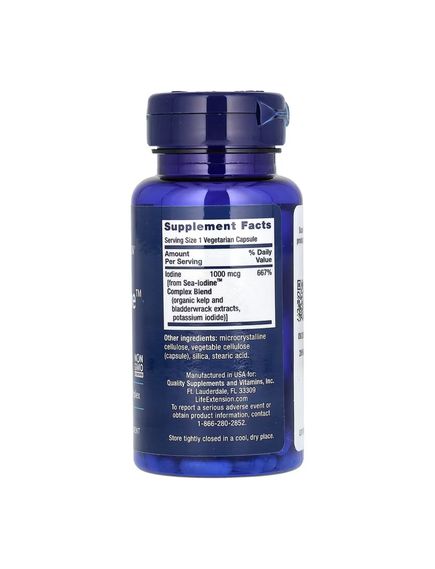 Sea-Iodine™ 1000mcg - 60 vcaps, зображення 2